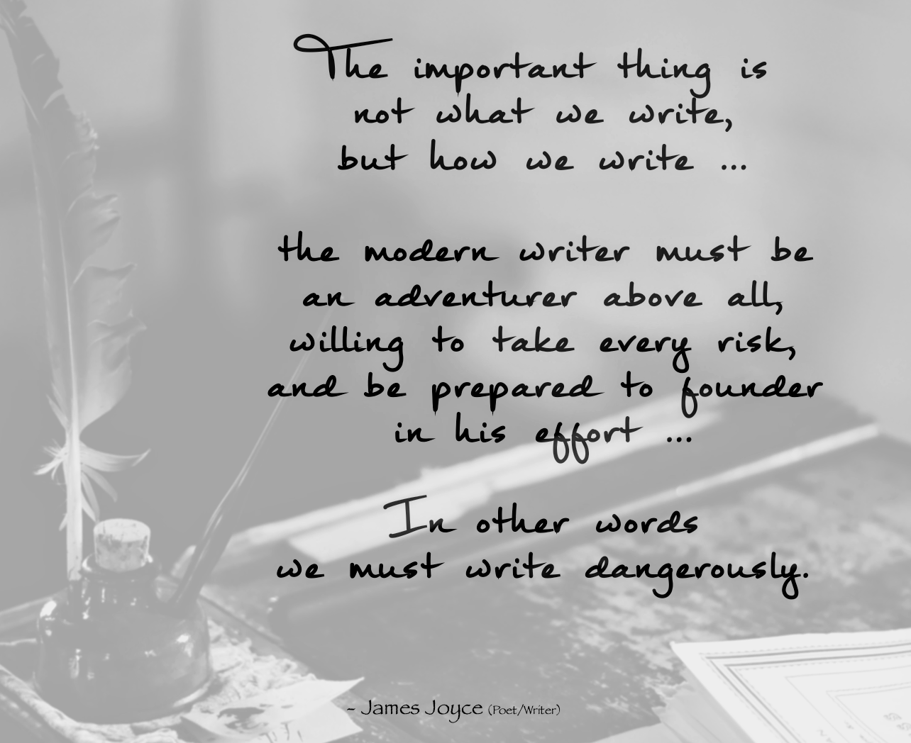 QUOTE: On Writing